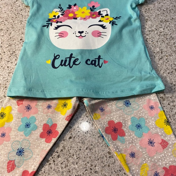 Beautiful Cute Cat Set. Brand new. 100% premium cotton.Sizes 4Y, 5Y, 6Y - Picture 5 of 8